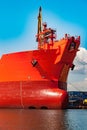 Bow anchor on ship Royalty Free Stock Photo