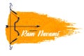 Bow and arrow design for ram navami festival