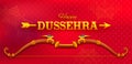 Bow and Arrow of Rama in festival of India background for Dussehra