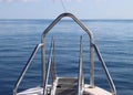 bow boat navigation high seas- Royalty Free Stock Photo