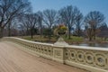 Bow Bridge, Central Park, New York City Royalty Free Stock Photo