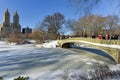 Bow Bridge - Central Park, New York Royalty Free Stock Photo