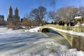 Bow Bridge - Central Park, New York Royalty Free Stock Photo