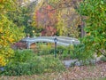 Bow bridge in late autumn Royalty Free Stock Photo