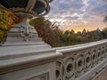 Bow bridge in late autumn Royalty Free Stock Photo