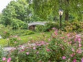 Bow bridge in summer Royalty Free Stock Photo