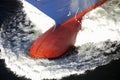 Bow of a container vessel Royalty Free Stock Photo