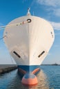 Bow of dry cargo ship Royalty Free Stock Photo