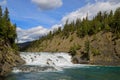 Bow River Falls Banff National Park Alberta Royalty Free Stock Photo