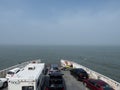 The bow of the ferry from Cape Henlopen to Cape May