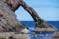 Bow fiddle rock at Portknockie, Scotland Royalty Free Stock Photo