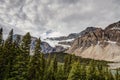 Bow Lake area Crowfoot Mountains- Banff National Park-Alberta-Canad Royalty Free Stock Photo