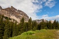 Bow Lake area Crowfoot Mountains- Banff National Park-Alberta-Canad Royalty Free Stock Photo