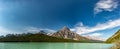 Bow Lake Icefield highway glacier view Royalty Free Stock Photo