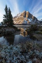 Bow Lake Intimate Landscape in Banff National Park, Alberta, Can