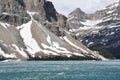 Bow Lake, Rocky Mountains (Canada) Royalty Free Stock Photo