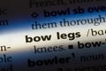 bowlegs Royalty Free Stock Photo