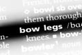 bowlegs Royalty Free Stock Photo