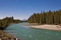 Bow River - Banff National Park Royalty Free Stock Photo