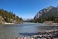 Bow River - Banff National Park Royalty Free Stock Photo