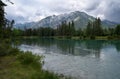 Bow river, Banff National Park, Alberta, Canada Royalty Free Stock Photo