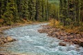 Bow River Banff Springs Canada Royalty Free Stock Photo