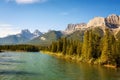 Bow River near Canmore in Canada