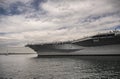 Bow section of USS Midway Museum, San Diego, CA, USA Royalty Free Stock Photo