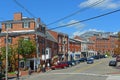 Bow Street, Portsmouth, New Hampshire, USA Royalty Free Stock Photo
