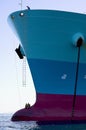 Bow of the tanker crude oil ca Royalty Free Stock Photo