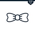 Bow Tie icon collection outlined style