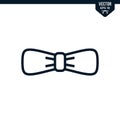 Bow Tie icon collection outlined style