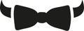 Bow tie with neckband Royalty Free Stock Photo