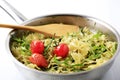 Bow tie pasta salad Royalty Free Stock Photo