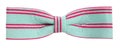 Bow tie with red and navy blue stripes Royalty Free Stock Photo