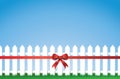 Bow Tied Picket fence