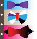 Bow ties, collected in the album Royalty Free Stock Photo