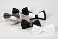 Bow ties on white background Royalty Free Stock Photo