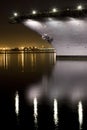 The bow of USS Midway Royalty Free Stock Photo