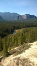 Bow valley banff river tunnel Royalty Free Stock Photo