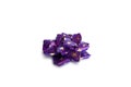 Violet Bow on the white Royalty Free Stock Photo