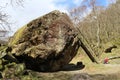 Bowder Stone, Borrowdale, Cumbria, England