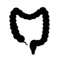 Bowels intestine vector icon
