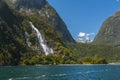 Bowen Falls in the New Zealand