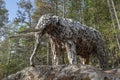 Bowen island mastodon by artist Guthrie Gloag