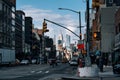 Bowery Street view of Chinatown in Lower Manhattan