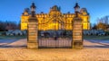 Bowes Museum just before Dawn Royalty Free Stock Photo