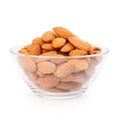 Bowl With Almonds Royalty Free Stock Photo