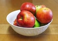 Bowl of Apples on kitchen table