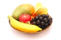 Bowl of artificial fruit Royalty Free Stock Photo